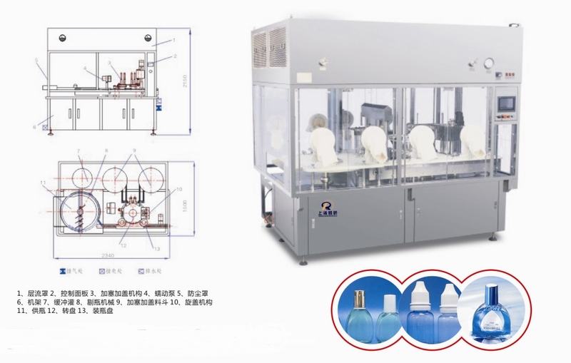 雙頭滴眼劑灌裝旋蓋機(jī)